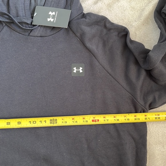 ✨NWT - UNDER ARMOUR sweatshirt hoodie black - Picture 4 of 4